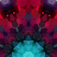 Retro pattern made of hexagonal shapes Mosaic background gem co