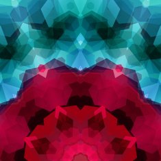Retro pattern made of hexagonal shapes Mosaic background gem co N2