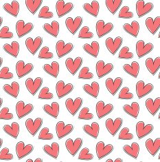 Heart seamless pattern N14