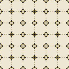 minimalistic vintage floral pattern