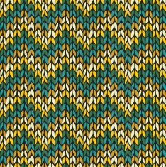 Seamless pattern with knitted chevron ornament N2