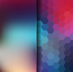 abstract background consisting of hexagons and matt glass N27
