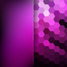 abstract background consisting of hexagons and matt glass N31