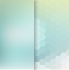 abstract background consisting of hexagons and matt glass N32