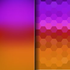 abstract background consisting of hexagons and matt glass N33