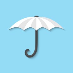 Vector umbrella web icon N6