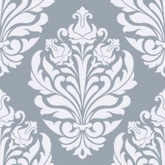 seamless damask pattern N25