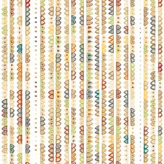 Striped hand drawn vector seamless pattern N15