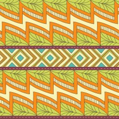 Ethnic ornamental textile seamless pattern N14