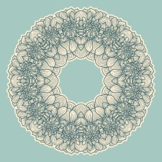 Vintage wreath N7