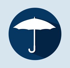 Umbrella design over blue background vector illustration N4