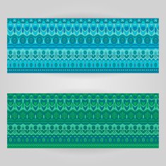 vector templates set with art ornamental theme N3