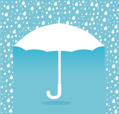 Umbrella design over blue background vector illustration N5