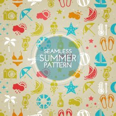 Seamless summer pattern N7