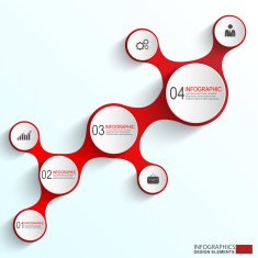 Abstract paper infographic N4