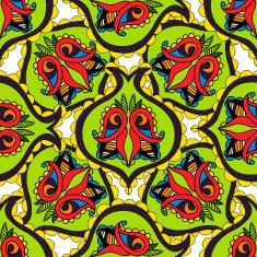 Vector decorative seamless pattern background Elegant luxury texture for wallpapers N24