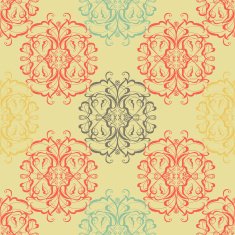 Vector decorative seamless pattern background Elegant luxury texture for wallpapers N25