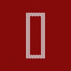 Vector modern red knitted texture N2