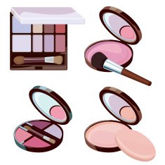 cosmetic powder collection