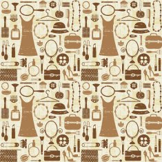 Beauty and fashion seamless pattern background 2