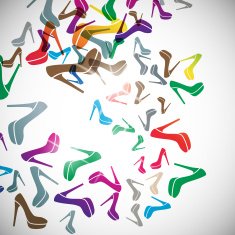 abstract background shoe N15