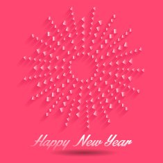 Abstract fireworks Pink Starry