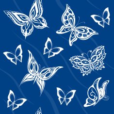 background of silhouette abstract butterflies flying