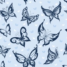 background of silhouette abstract butterflies flying N2