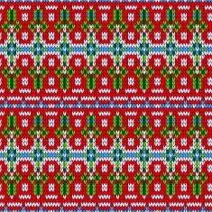 color knitted Christmas seamless pattern N4