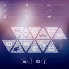 fashion infographic with unfocused background N88