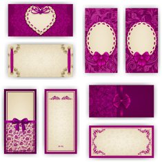 Elegant vector template for luxury invitation card N21
