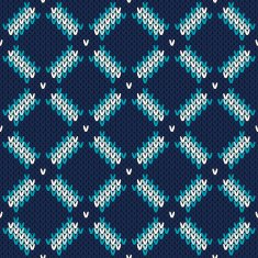 Seamless Knitted Pattern Fashionable Sweater Design