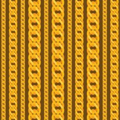Seamless pattern with beautiful jewelry gold chains