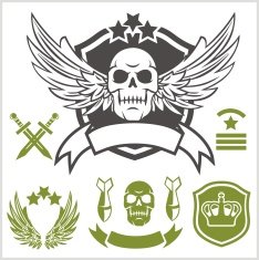 Special unit military patches N2