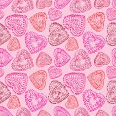 Love hearts vintage stylish textured wallpaper