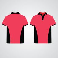 T-shirt template Front and back N3