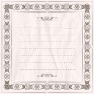 Ornamental frame with place for text N2