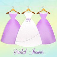 Wedding dress and bridesmaids dresses N2