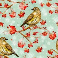christmas seamless texture watercolor