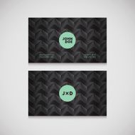 Business card Front and back N3