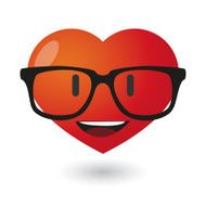 cute heart avatar wearing glasses N2