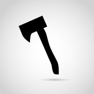 Lumberjack axe icon