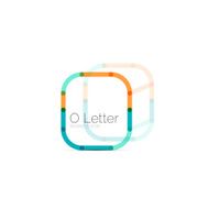 Minimal font or letter icon design N126