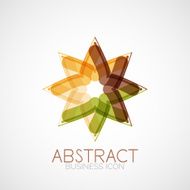 Symmetric abstract geometric shape N210