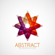 Symmetric abstract geometric shape N211
