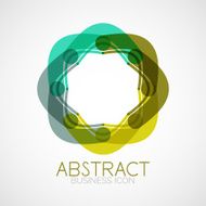 Symmetric abstract geometric shape N213