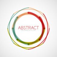 Symmetric abstract geometric shape N216