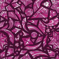 Creative pink tribal pattern