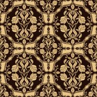 Damask beautiful background luxury floral ornament