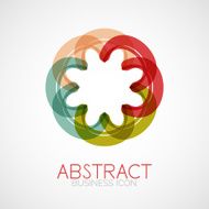 Symmetric abstract geometric shape N217